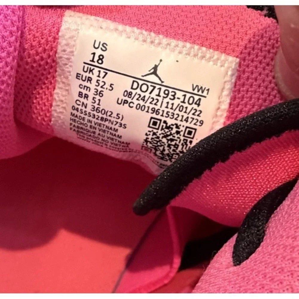 Nike Air Jordan One Take 4 Pink Blast White Trainers DO7193-104 Men's Size 18